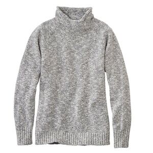 L.L. Bean Gray Turtleneck Sweater